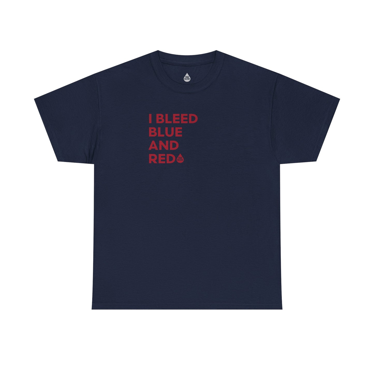 I Bleed Blue & Red T-Shirt
