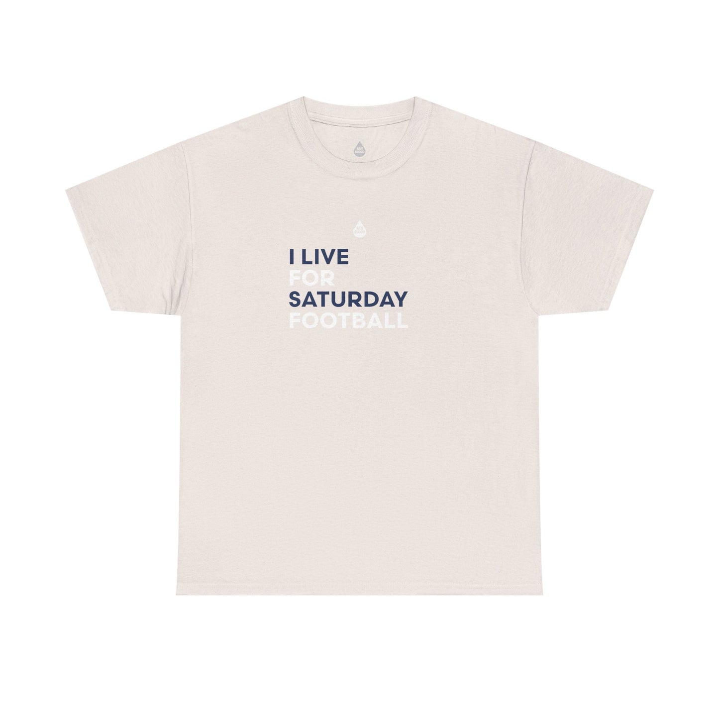 Navy & White Saturday Football T-Shirt