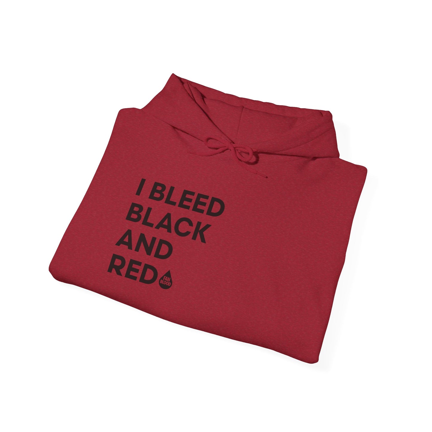 I Bleed Black & Red Hoodie