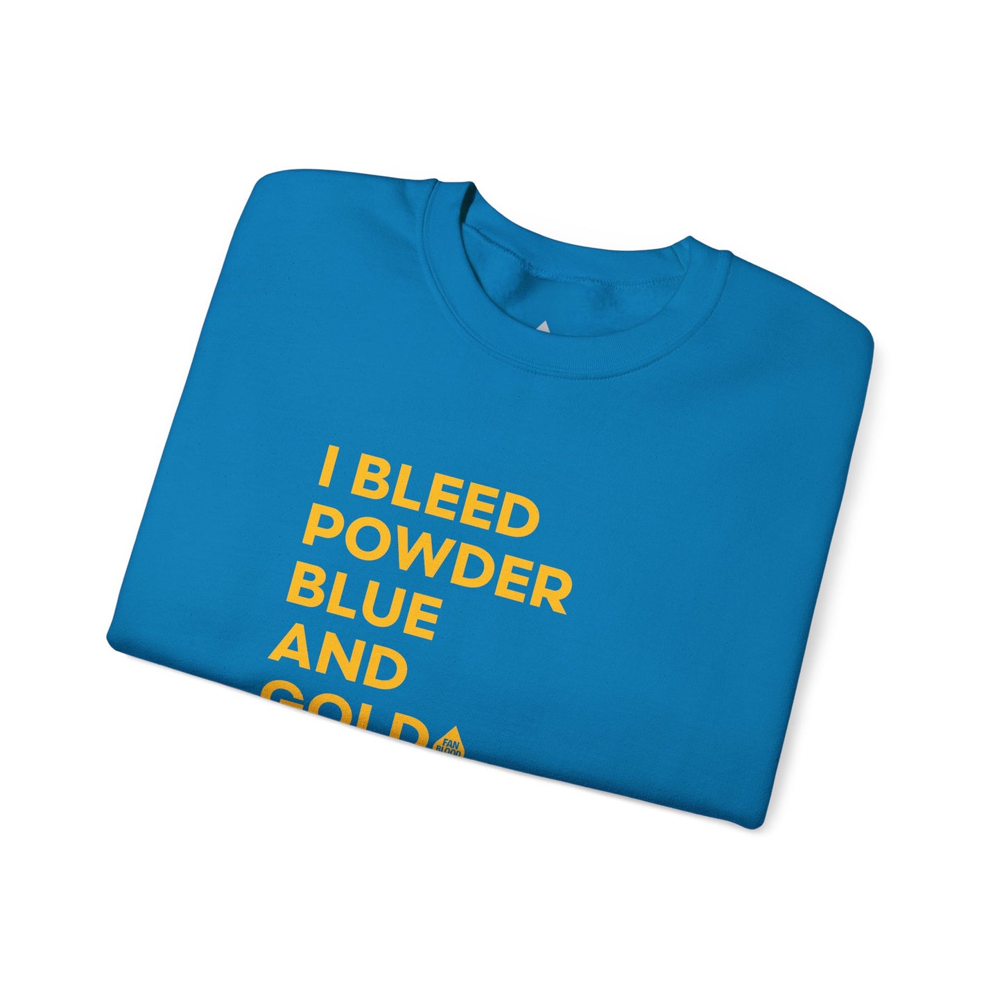 I Bleed Powder Blue & Gold Sweatshirt
