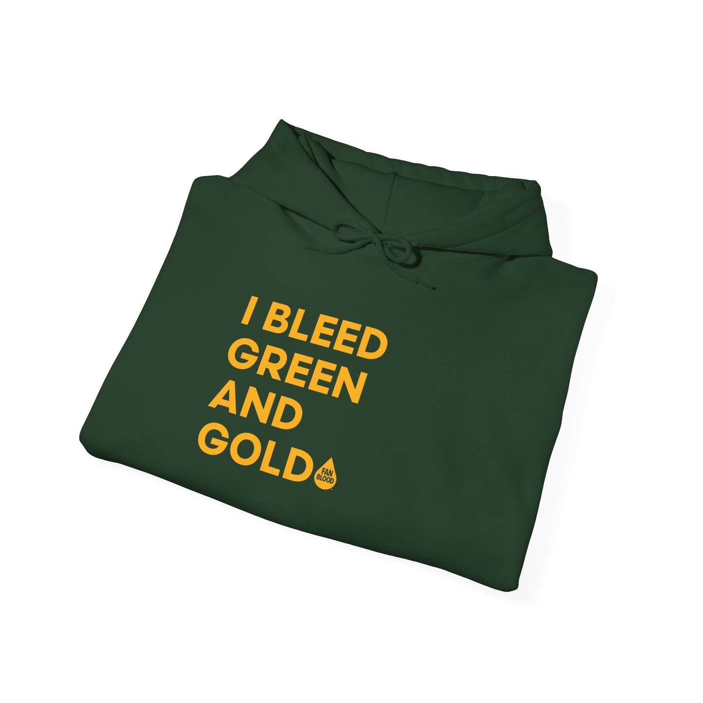 I Bleed Green & Gold Hoodie