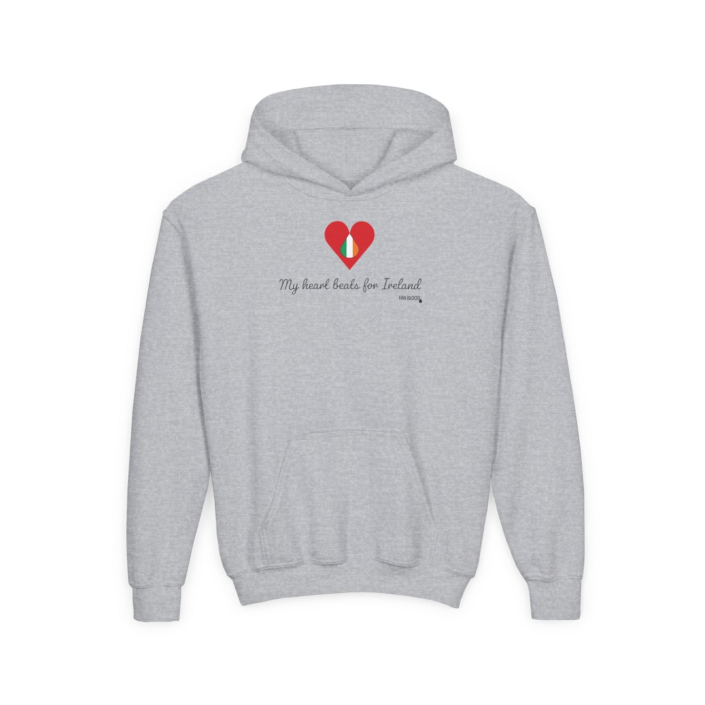 Ireland Heart Beats Kid's Hoodie