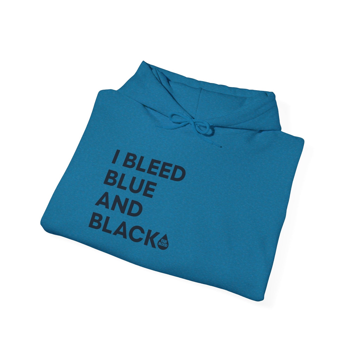 I Bleed Blue & Black Hoodie