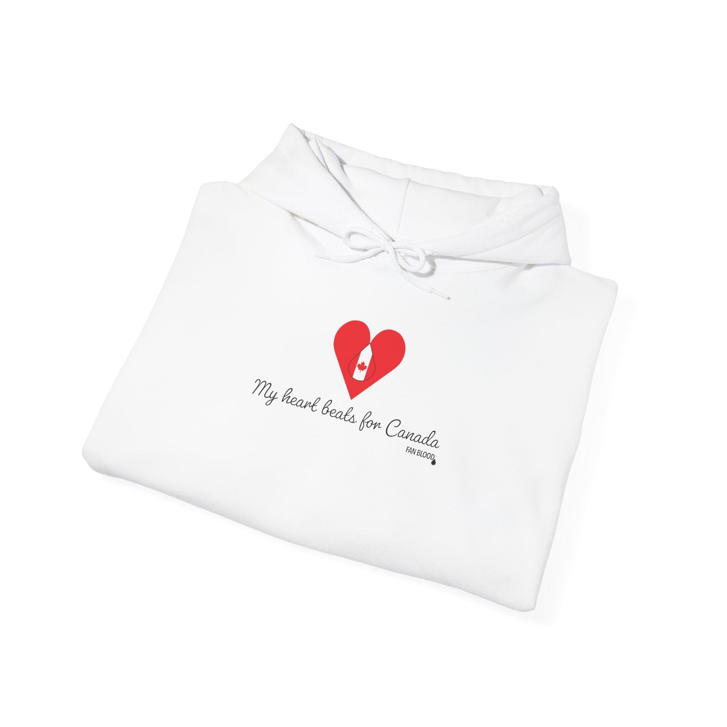 Canada Heart Beats Hoodie