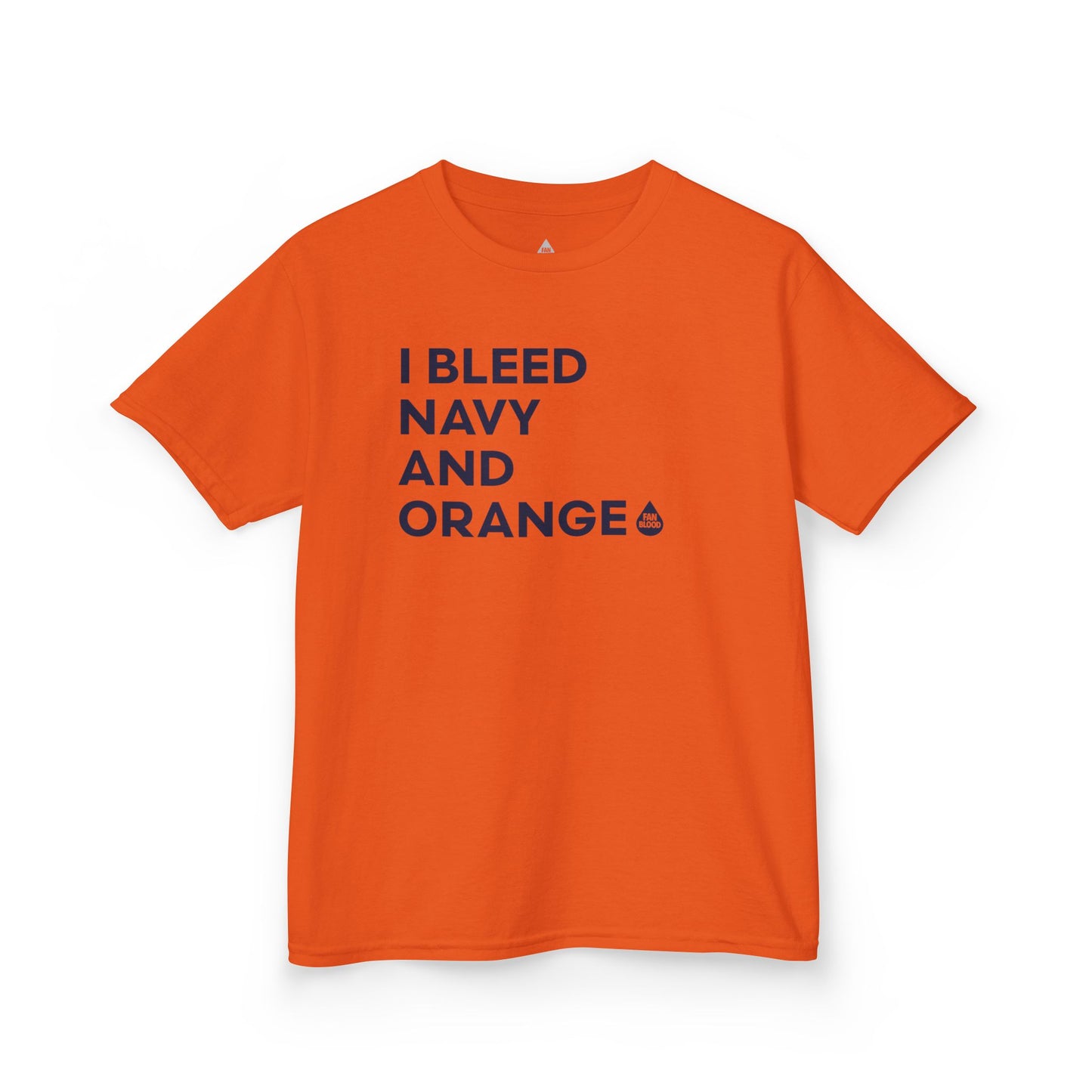 I Bleed Navy & Orange Kid's T