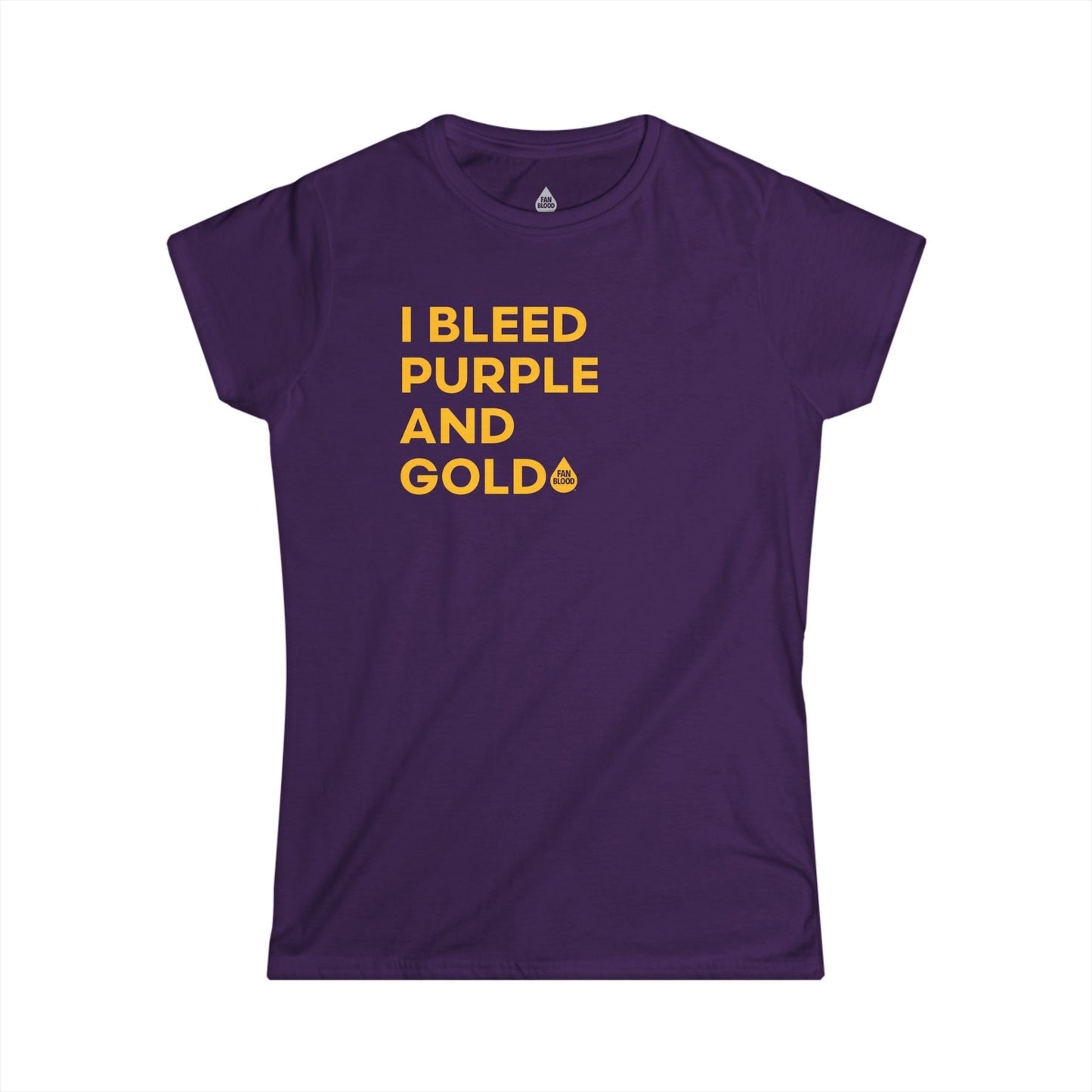 I Bleed Purple & Gold Women's T