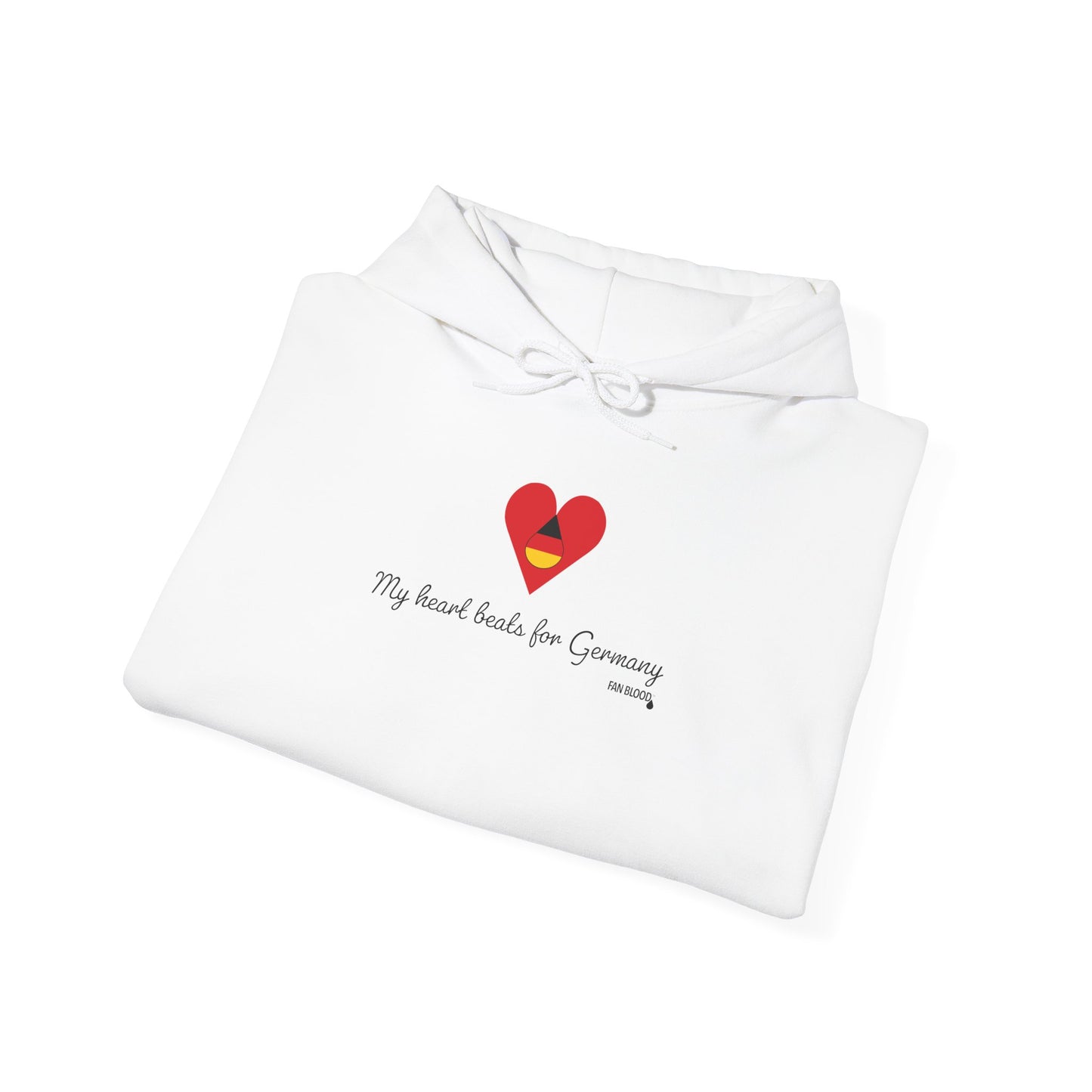 Germany Heart Beats Hoodie