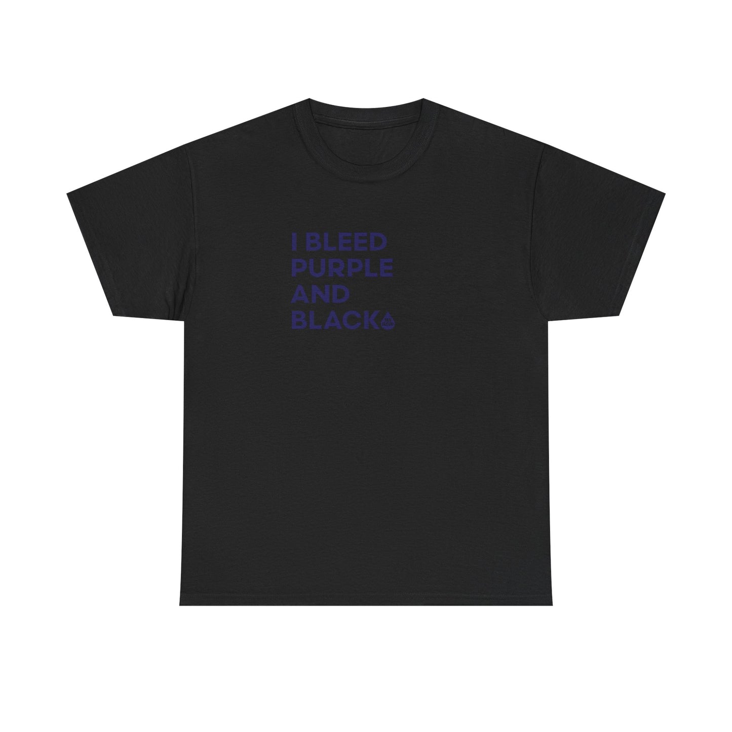 I Bleed Purple & Black T