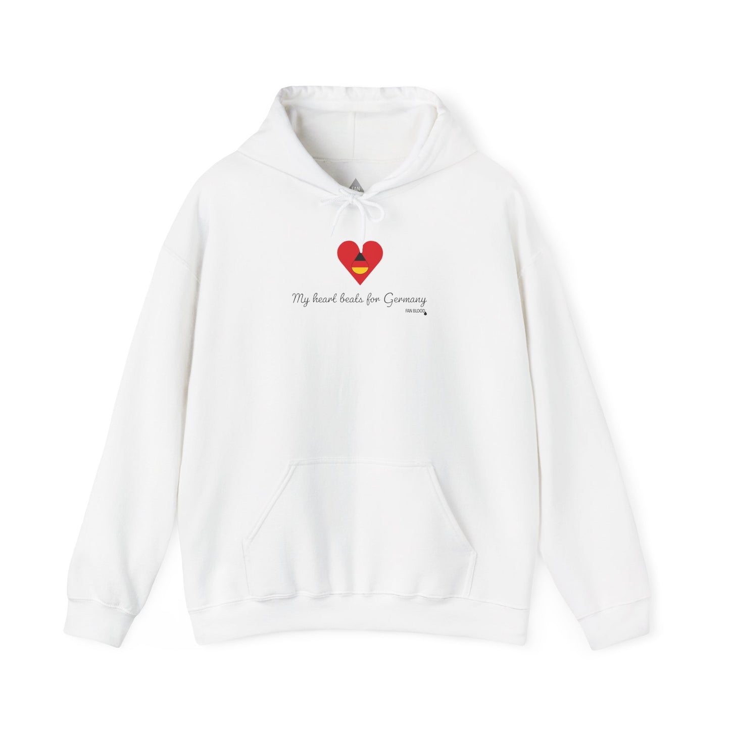Germany Heart Beats Hoodie