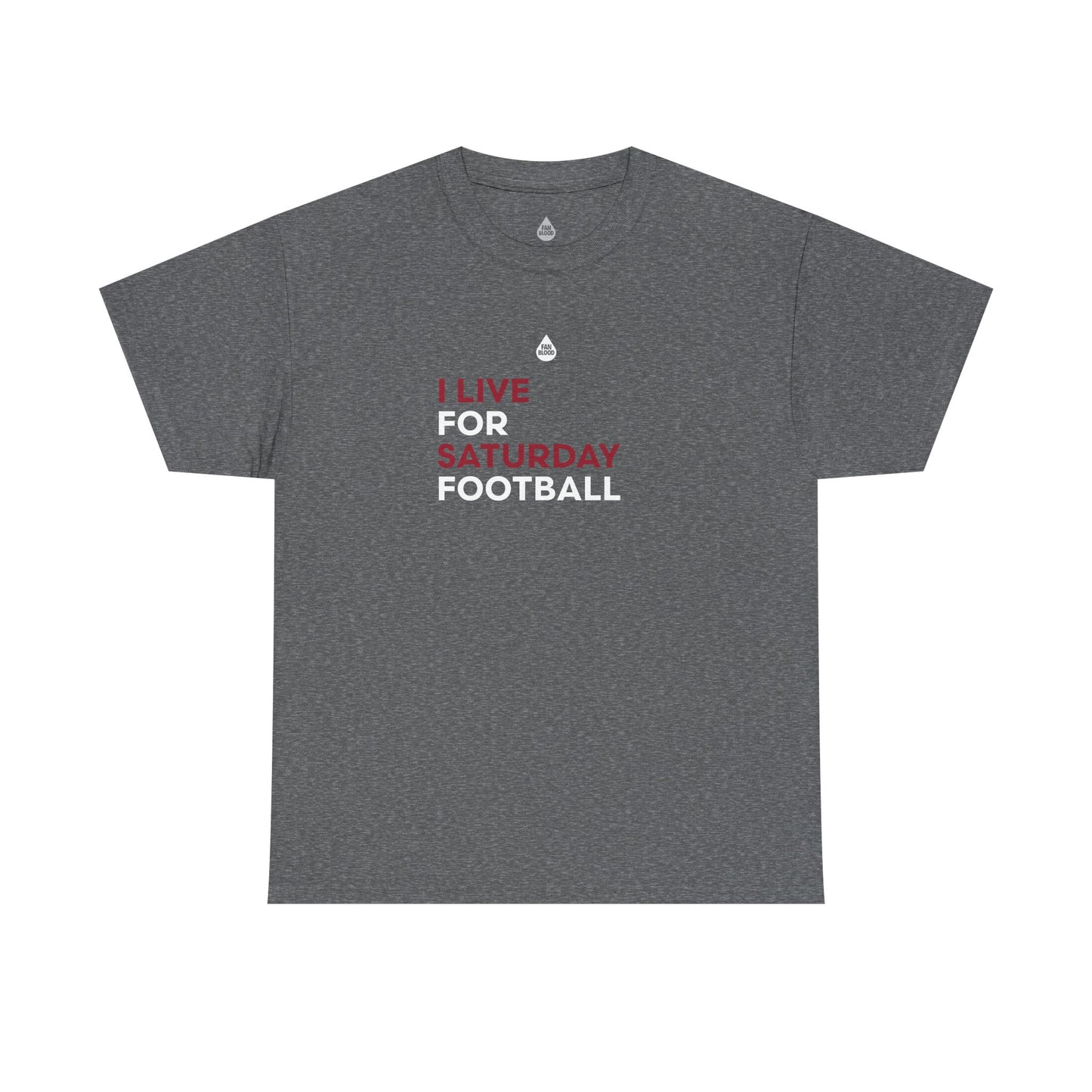 Cardinal & White Saturday Football T-Shirt