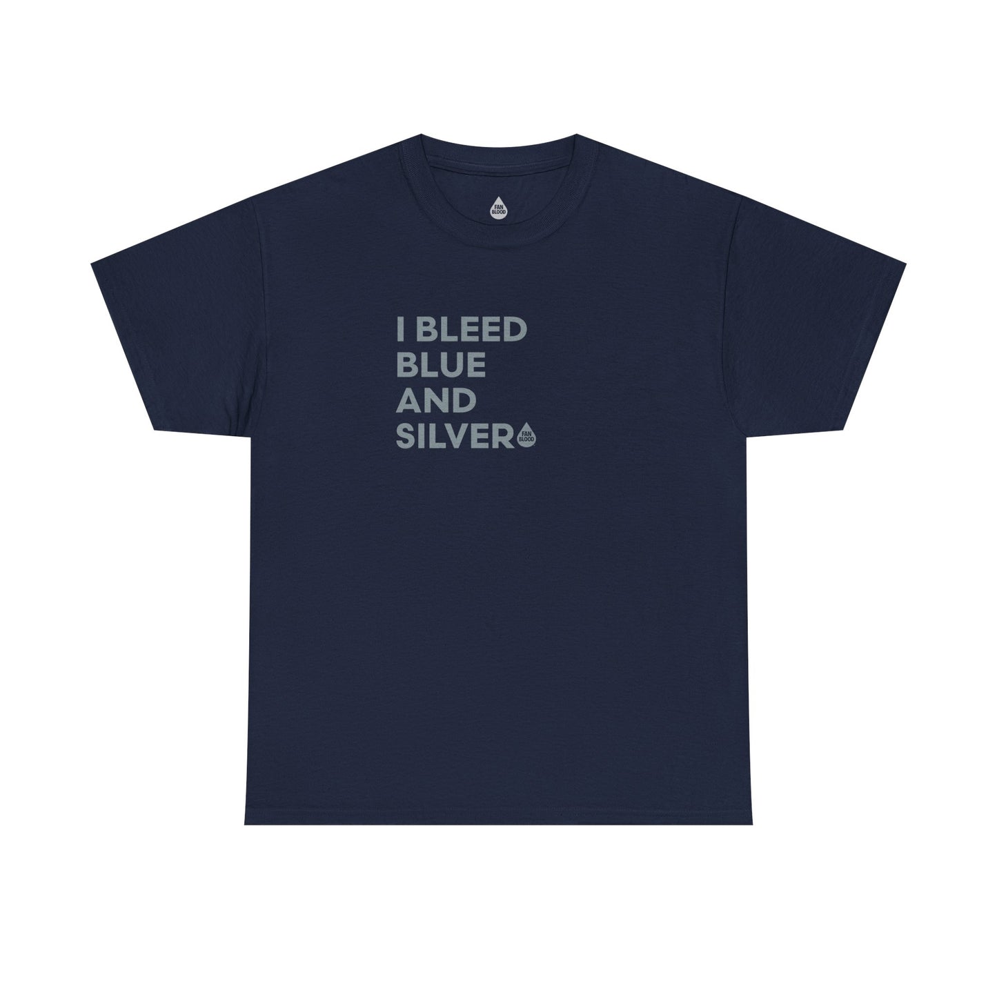 I Bleed Blue & Silver T-Shirt