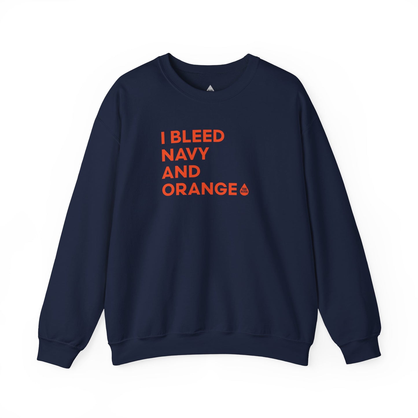 I Bleed Navy & Orange Sweatshirt