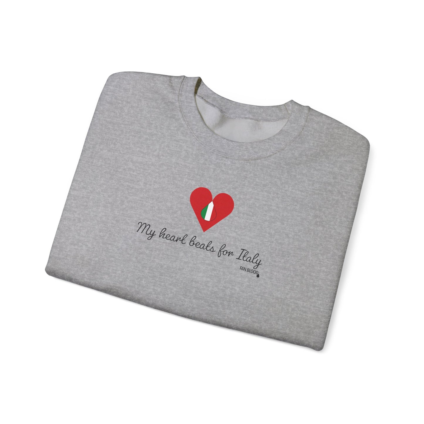 Italy Heart Beats Sweatshirt