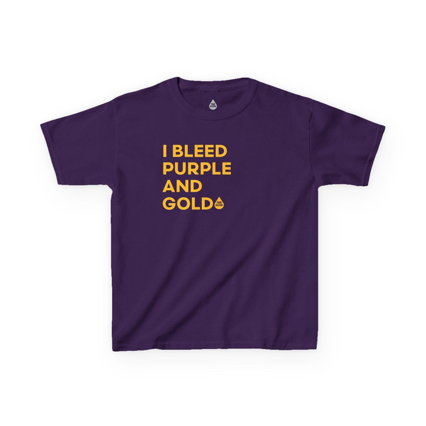 I Bleed Purple & Gold Kid's T