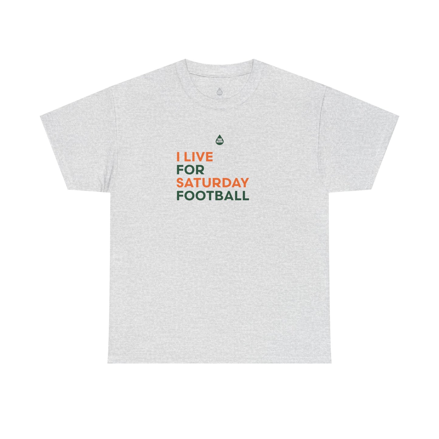 Orange & Green Saturday Football T-Shirt