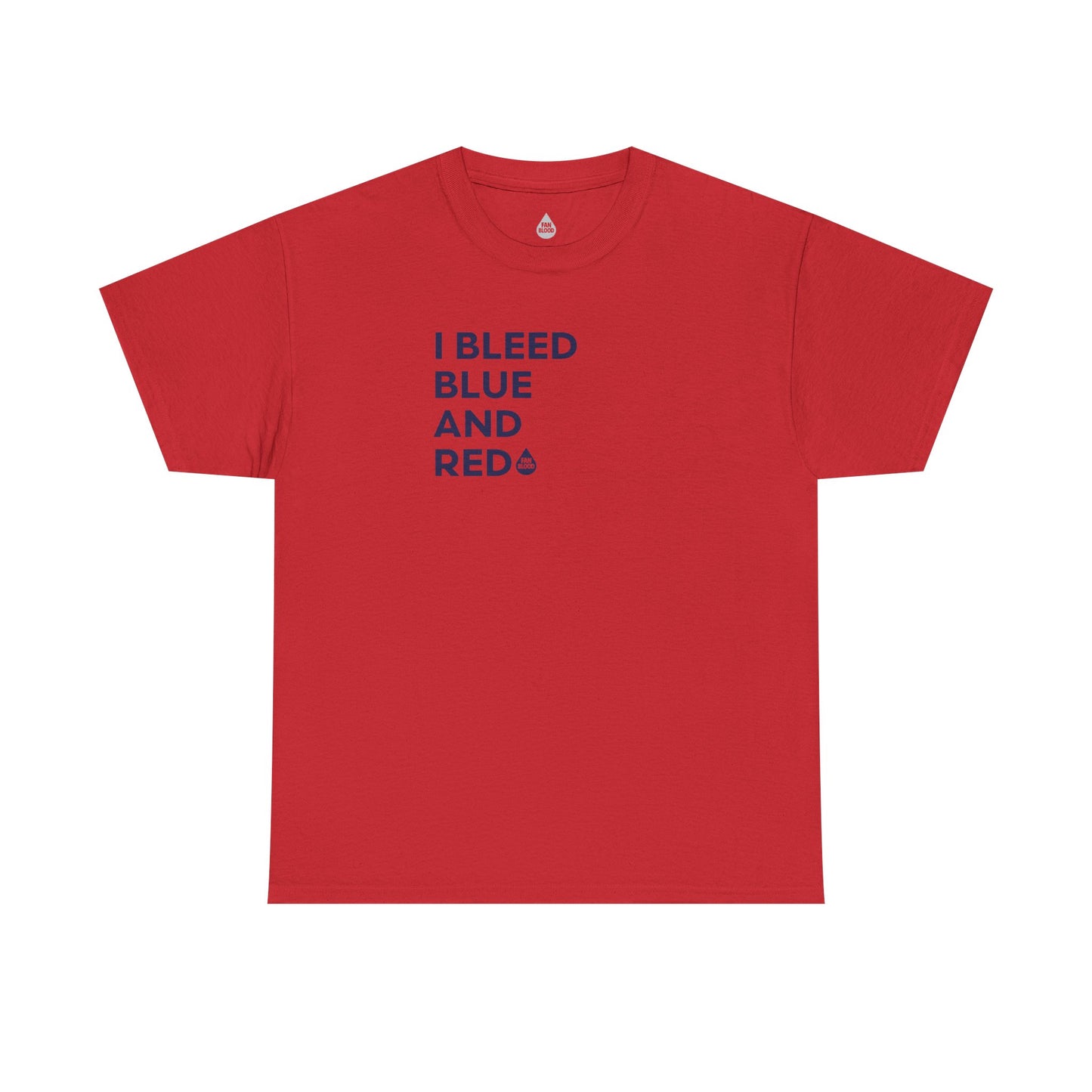 I Bleed Blue & Red T-Shirt