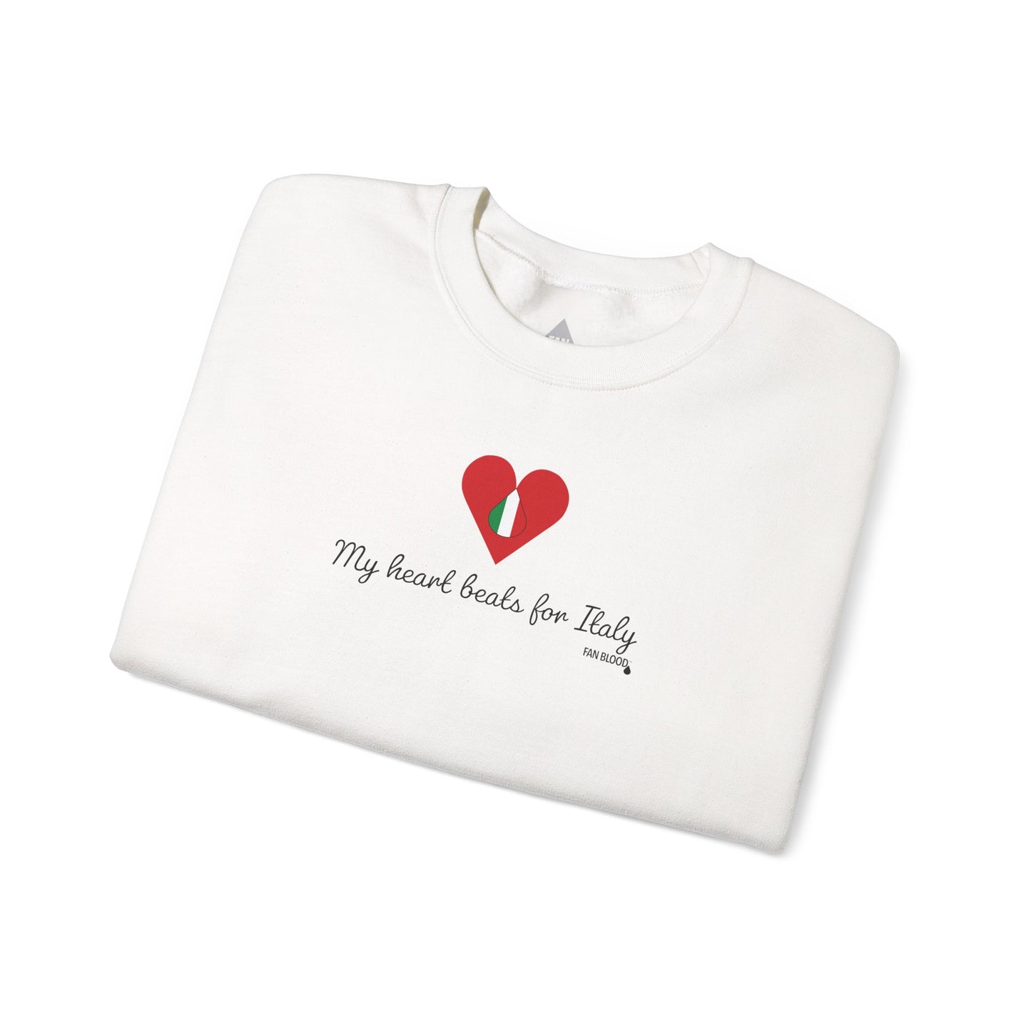 Italy Heart Beats Sweatshirt
