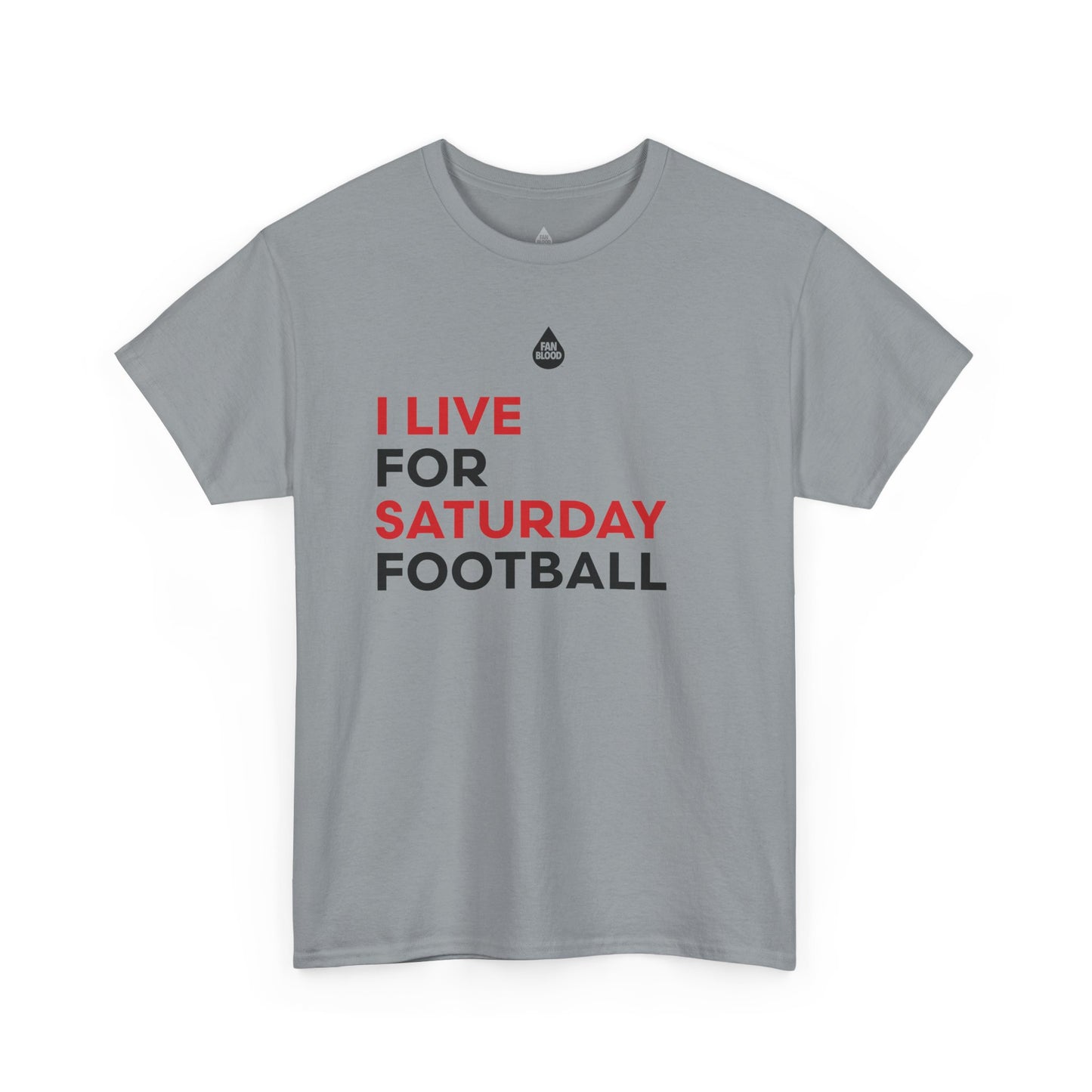 Red & Black Saturday Football T-Shirt