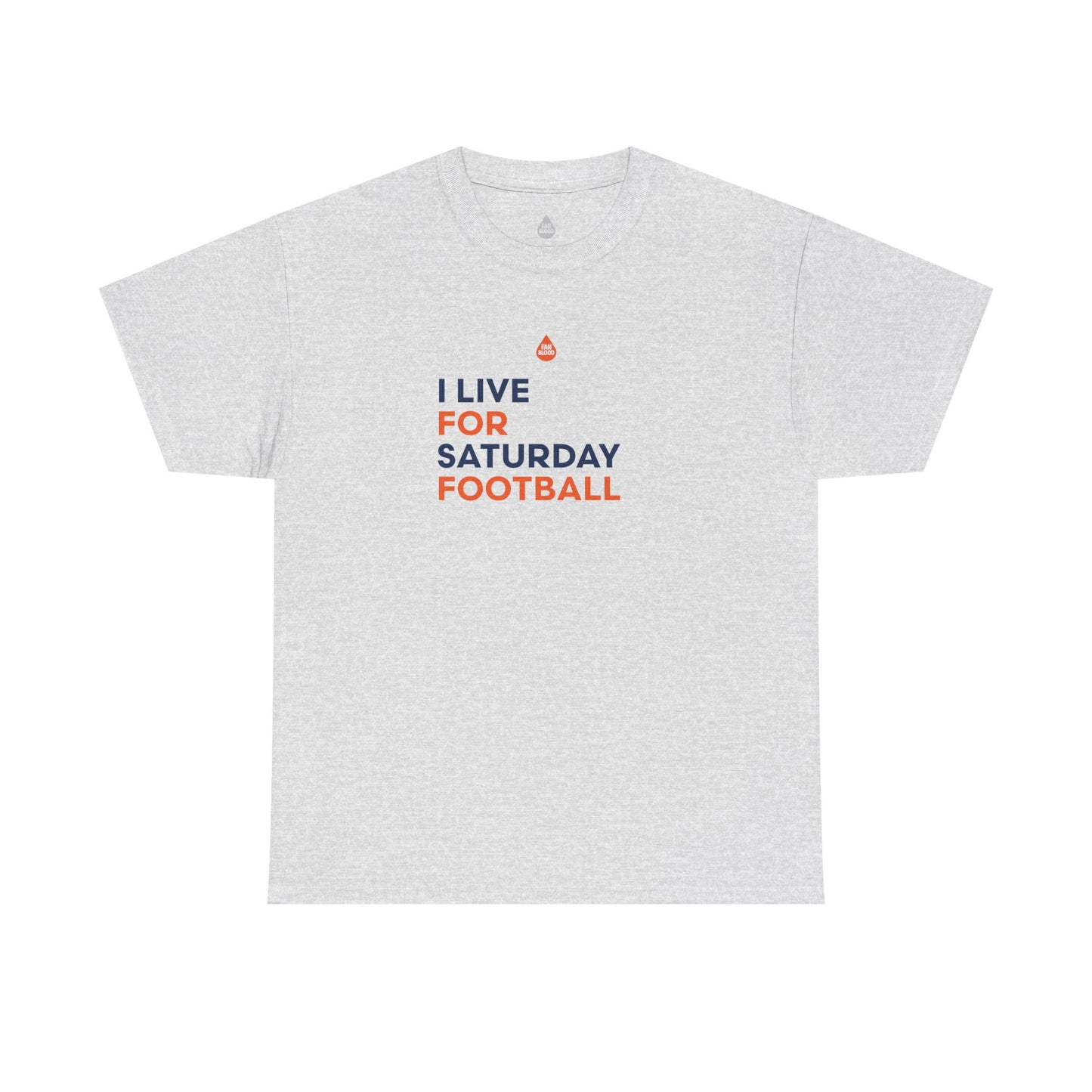 Orange & Blue Saturday Football T-Shirt