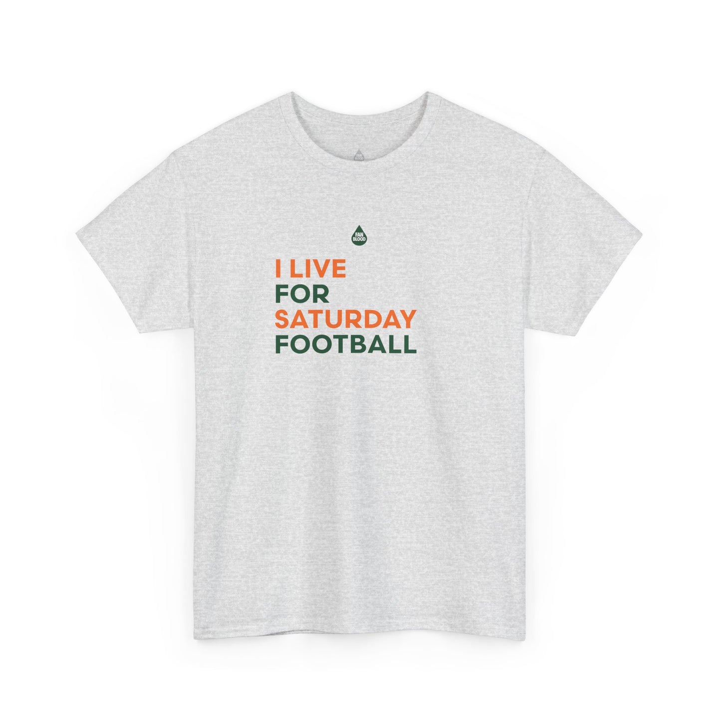 Orange & Green Saturday Football T-Shirt