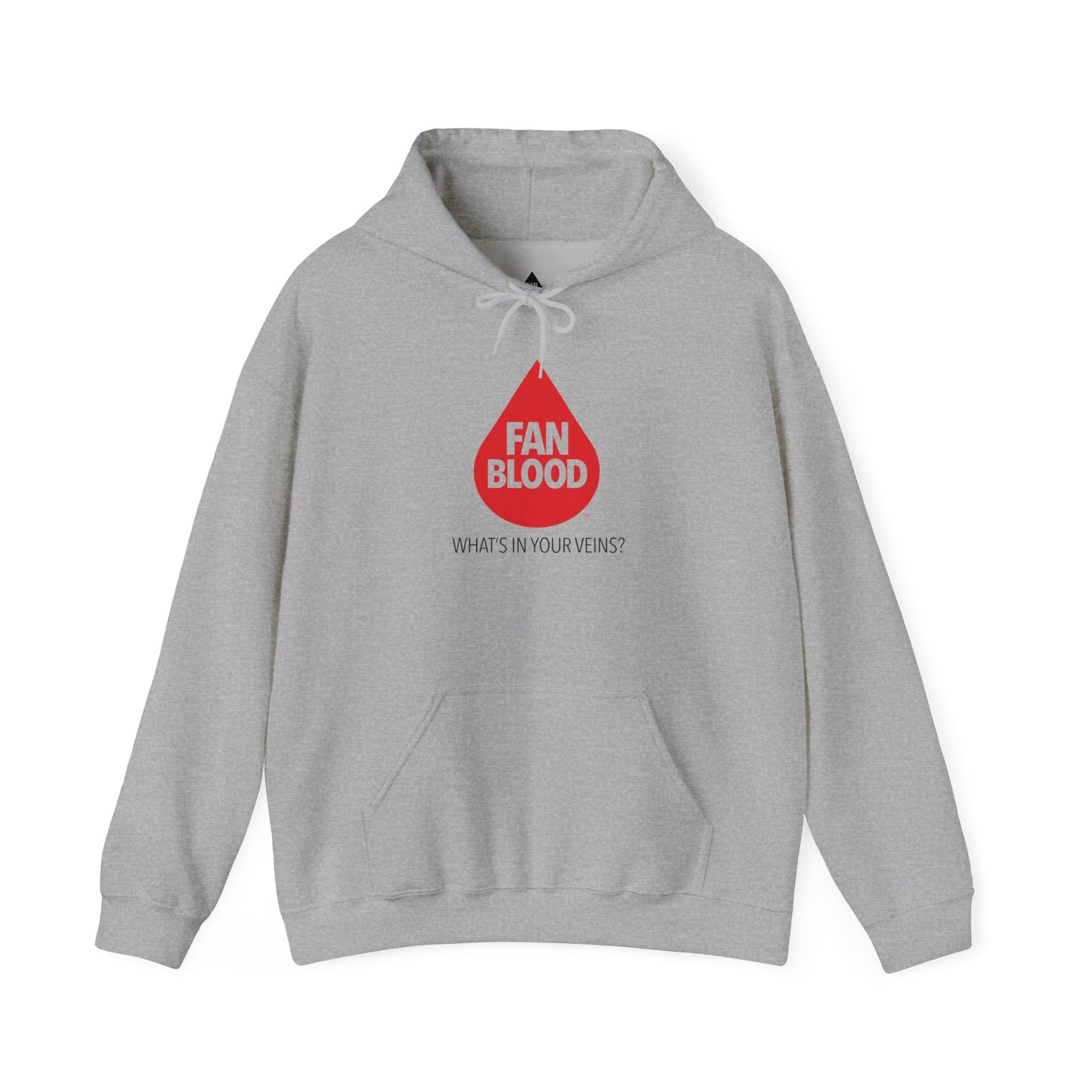 FB Red Droplet Veins Hoodie