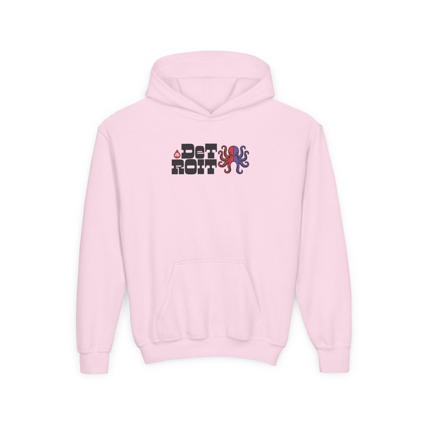 Retro Detroit Hockey Kid's Hoodie