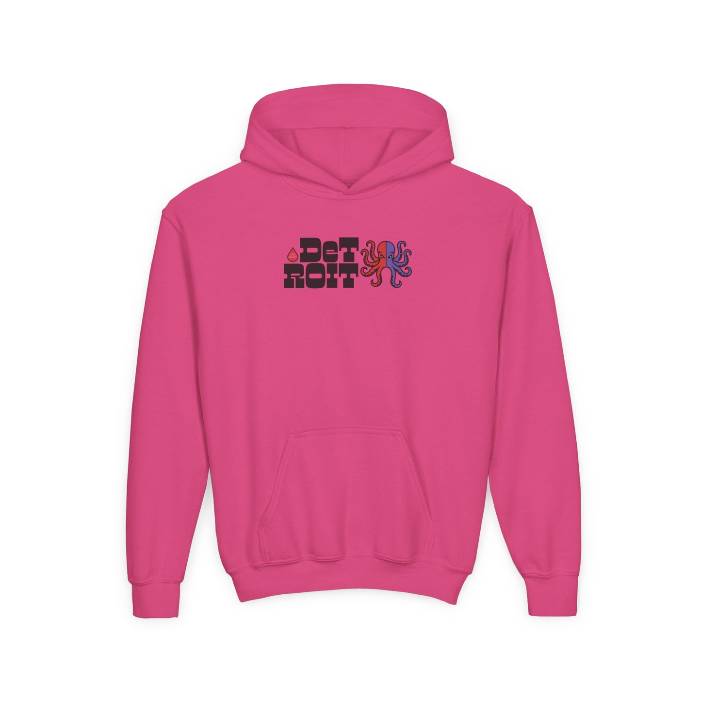 Retro Detroit Hockey Kid's Hoodie