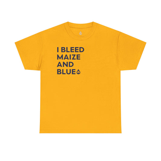 I Bleed Maize & Blue T-Shirt