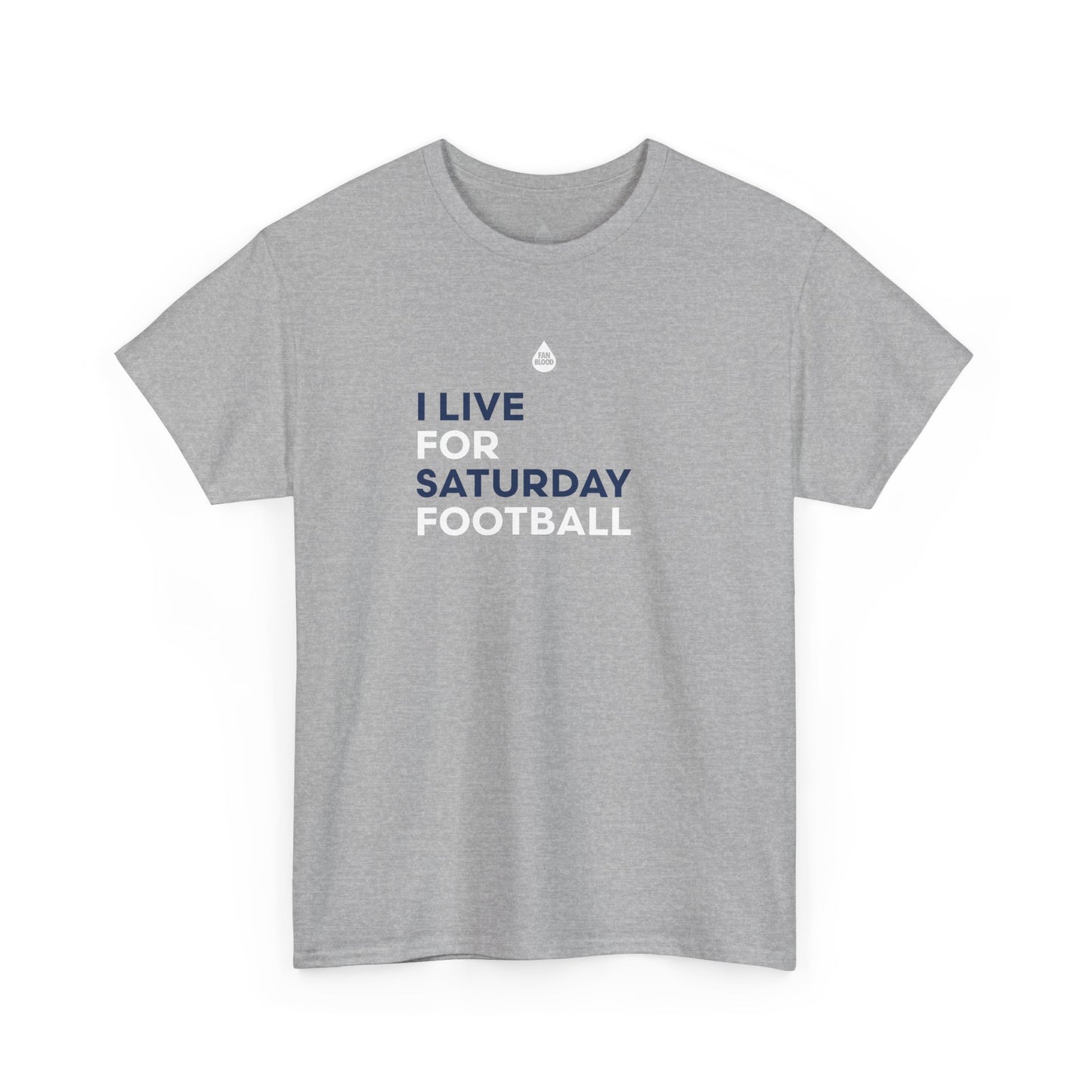 Navy & White Saturday Football T-Shirt