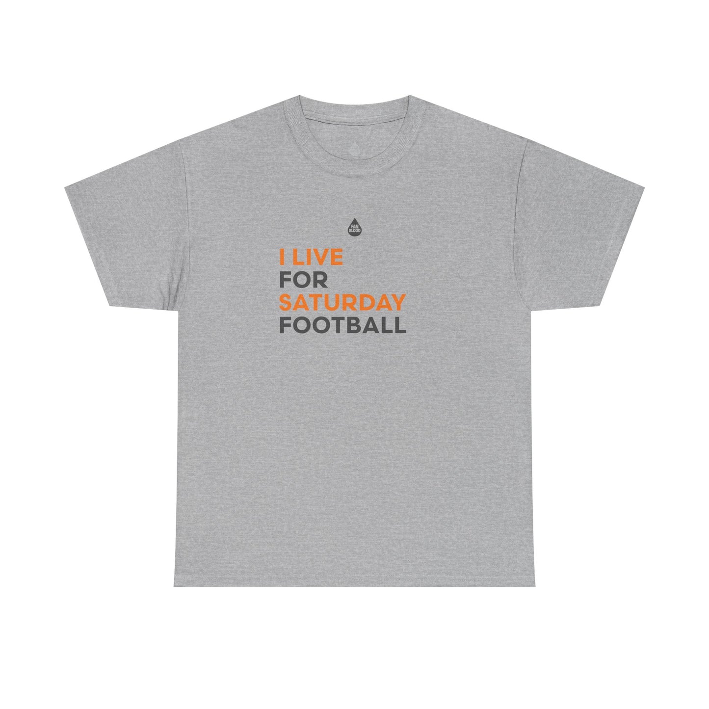 Orange & Gray Saturday Football T-Shirt