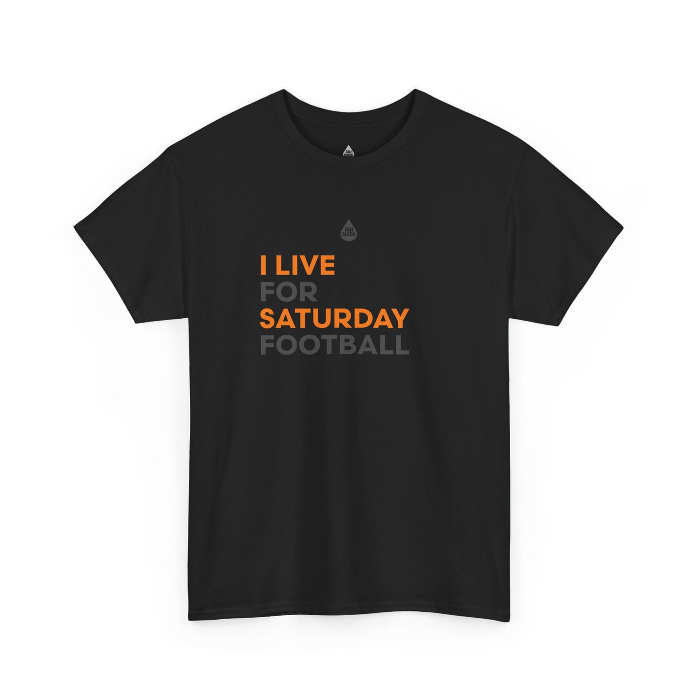 Orange & Gray Saturday Football T-Shirt