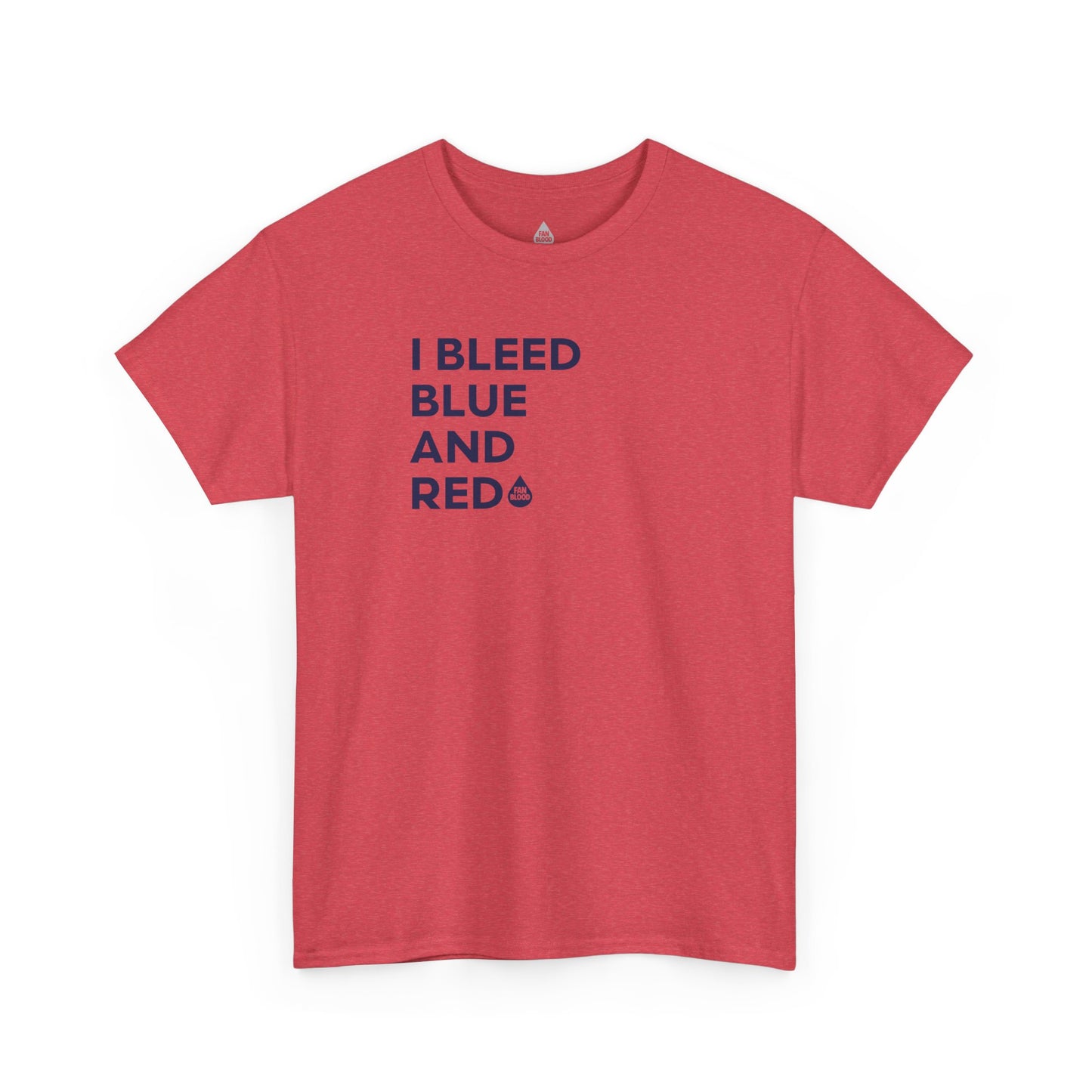 I Bleed Blue & Red T-Shirt