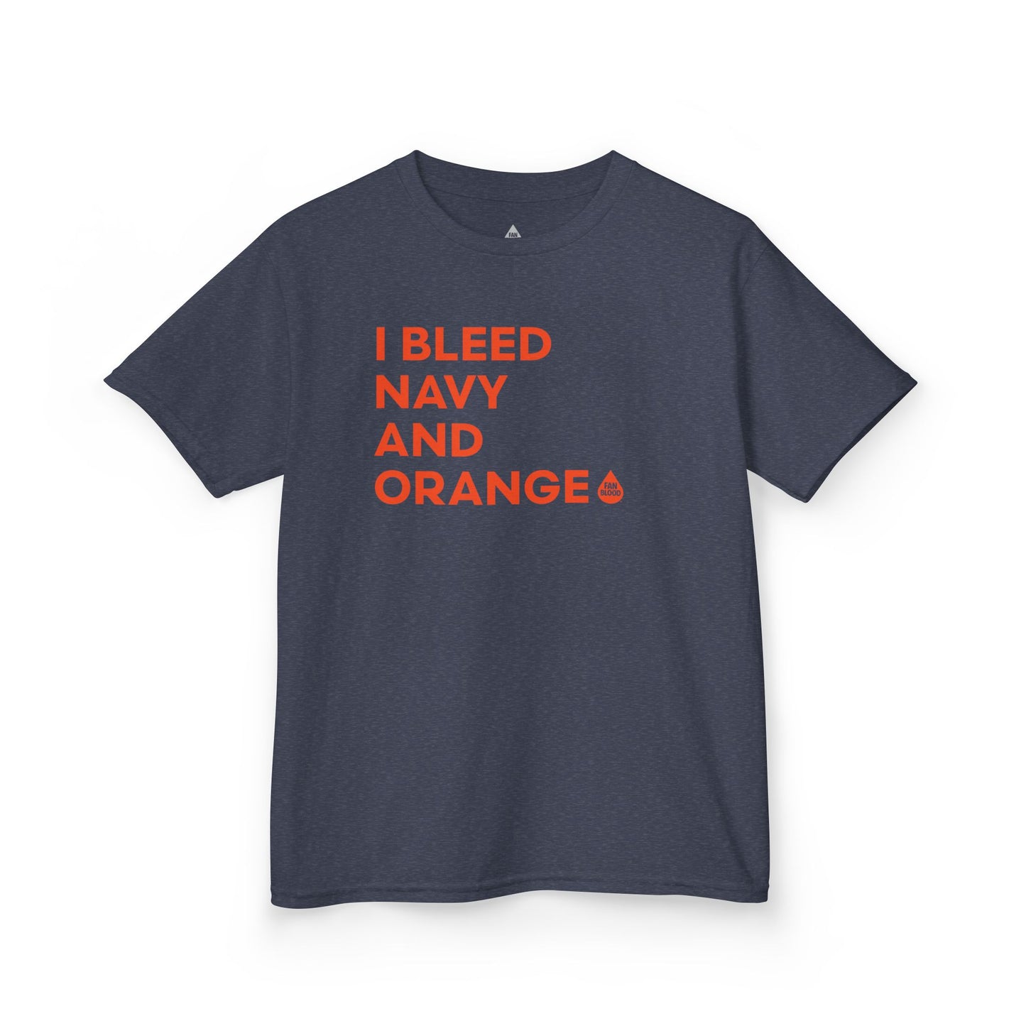 I Bleed Navy & Orange Kid's T