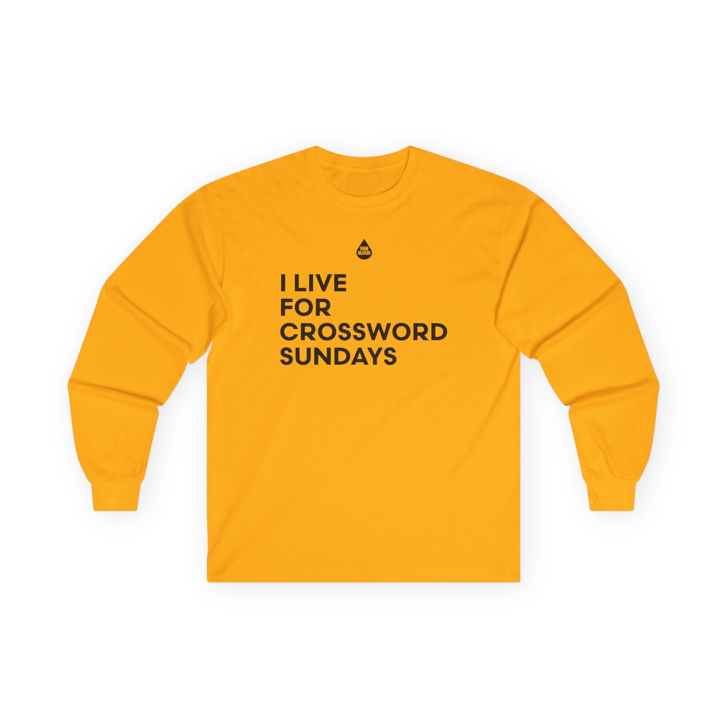 Live For Crossword Sundays Long Sleeve T