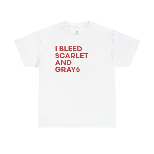 I Bleed Scarlet & Gray T-Shirt