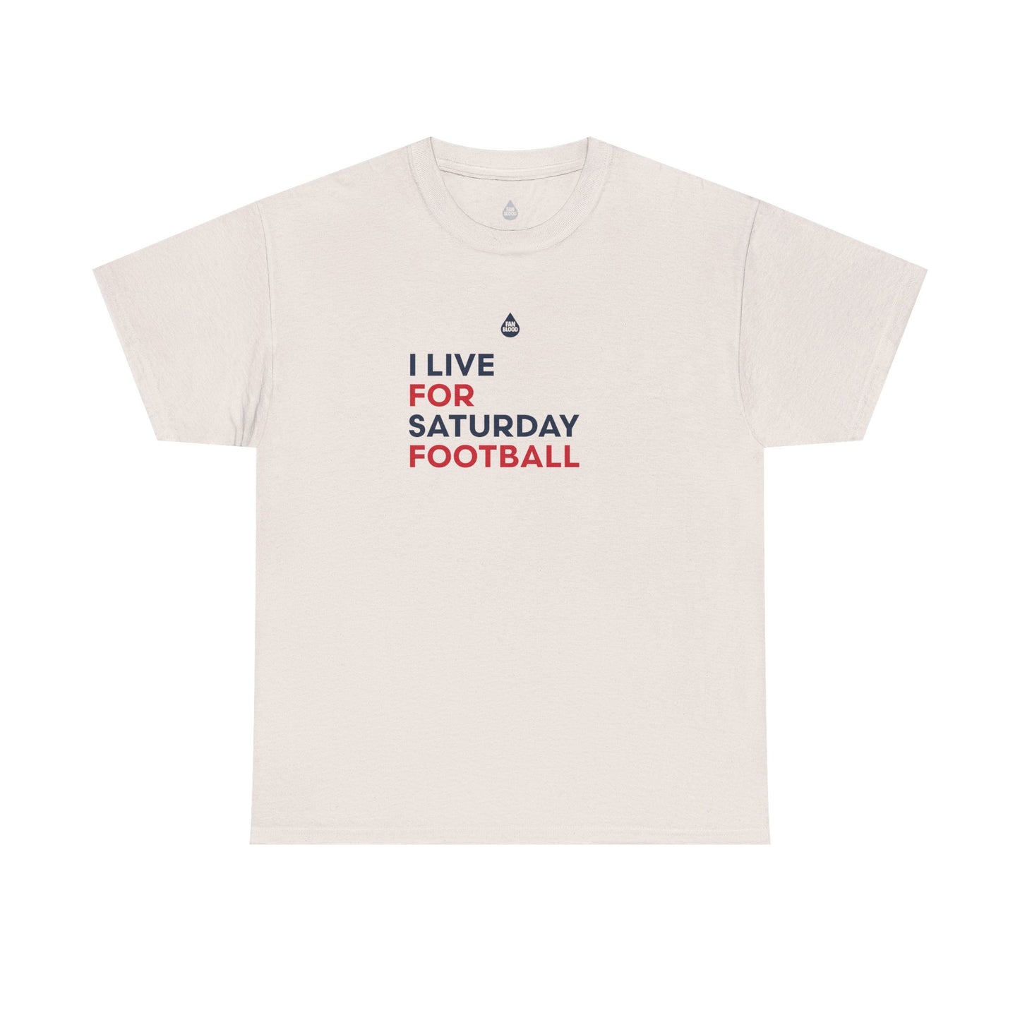 Crimson & Navy Saturday Football T-Shirt