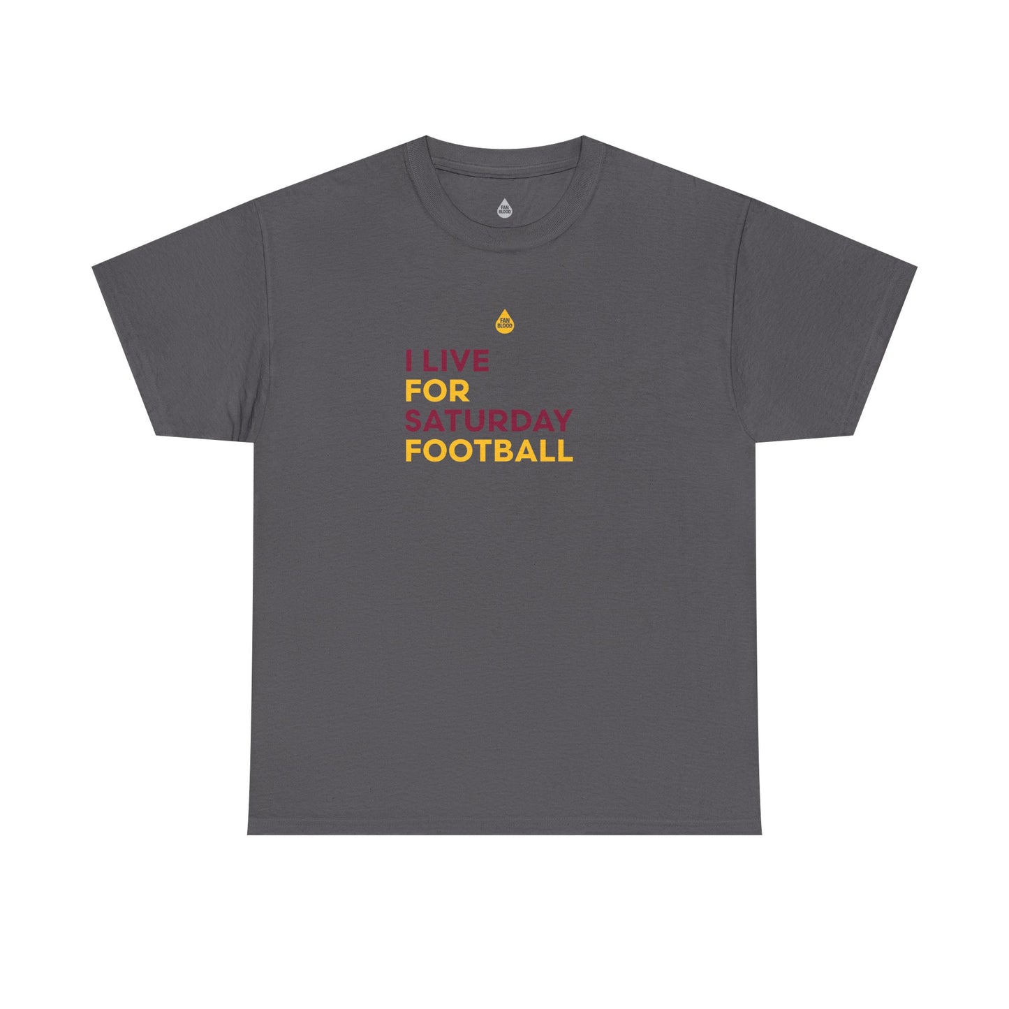 Maroon & Gold Saturday Football T-Shirt