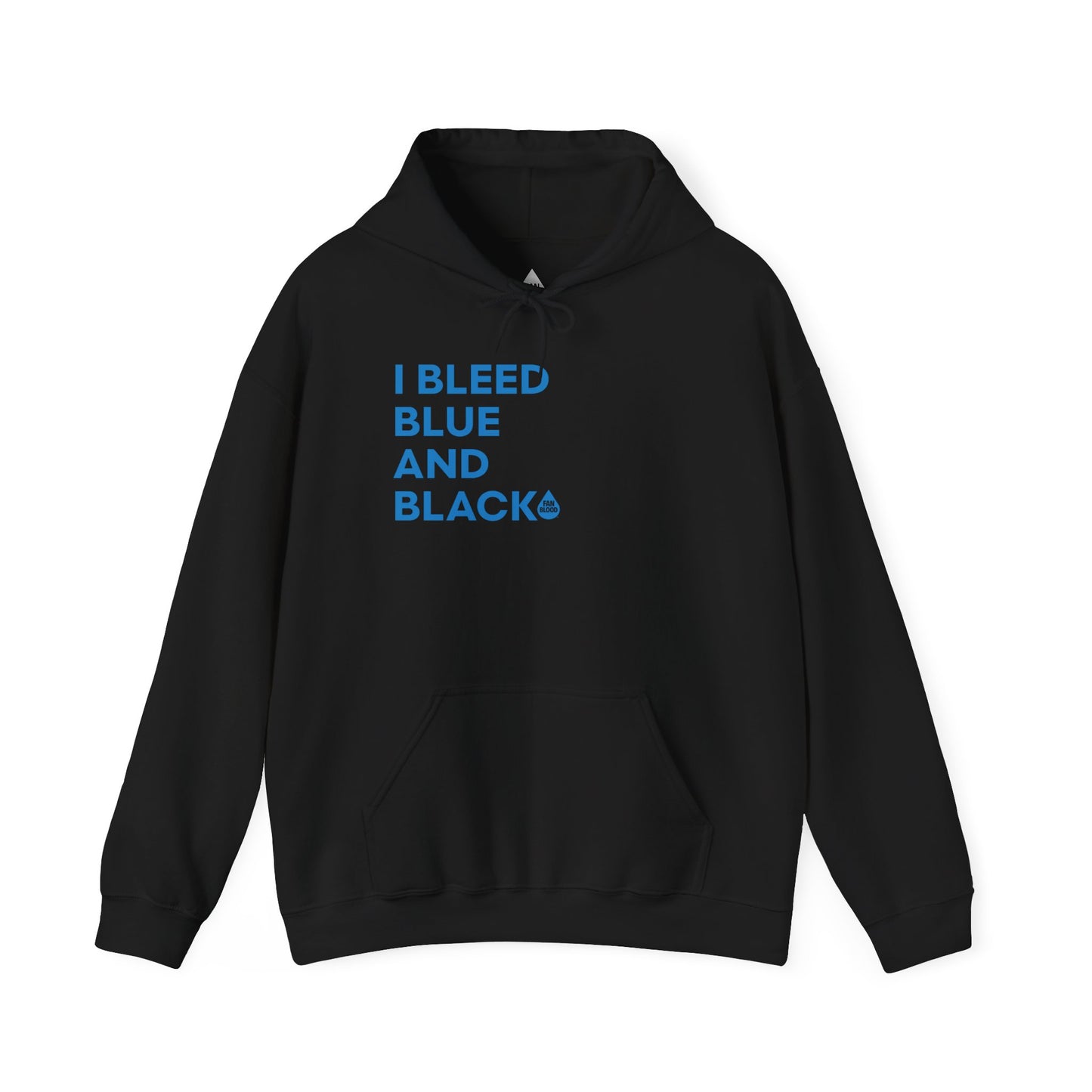 I Bleed Blue & Black Hoodie