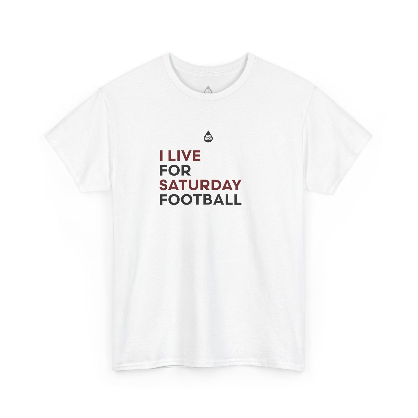 Garnet & Black Saturday Football T-Shirt