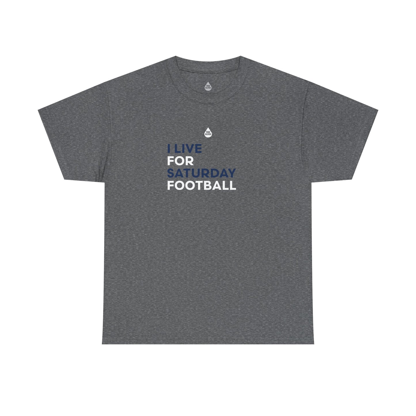 Navy & White Saturday Football T-Shirt