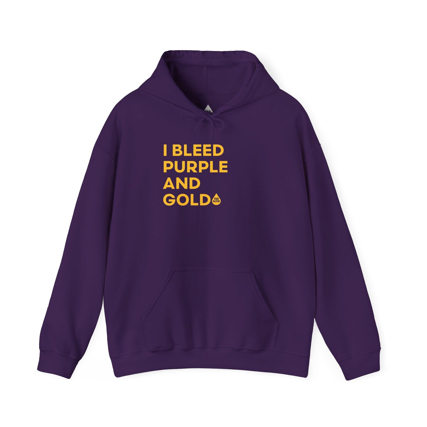 I Bleed Purple & Gold Hoodie
