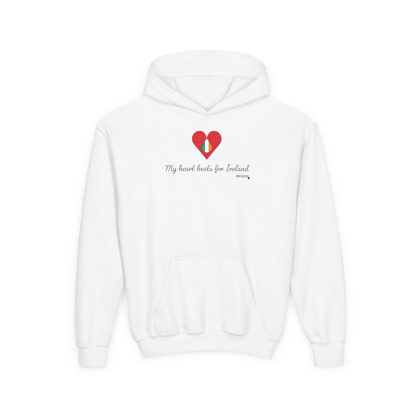 Ireland Heart Beats Kid's Hoodie