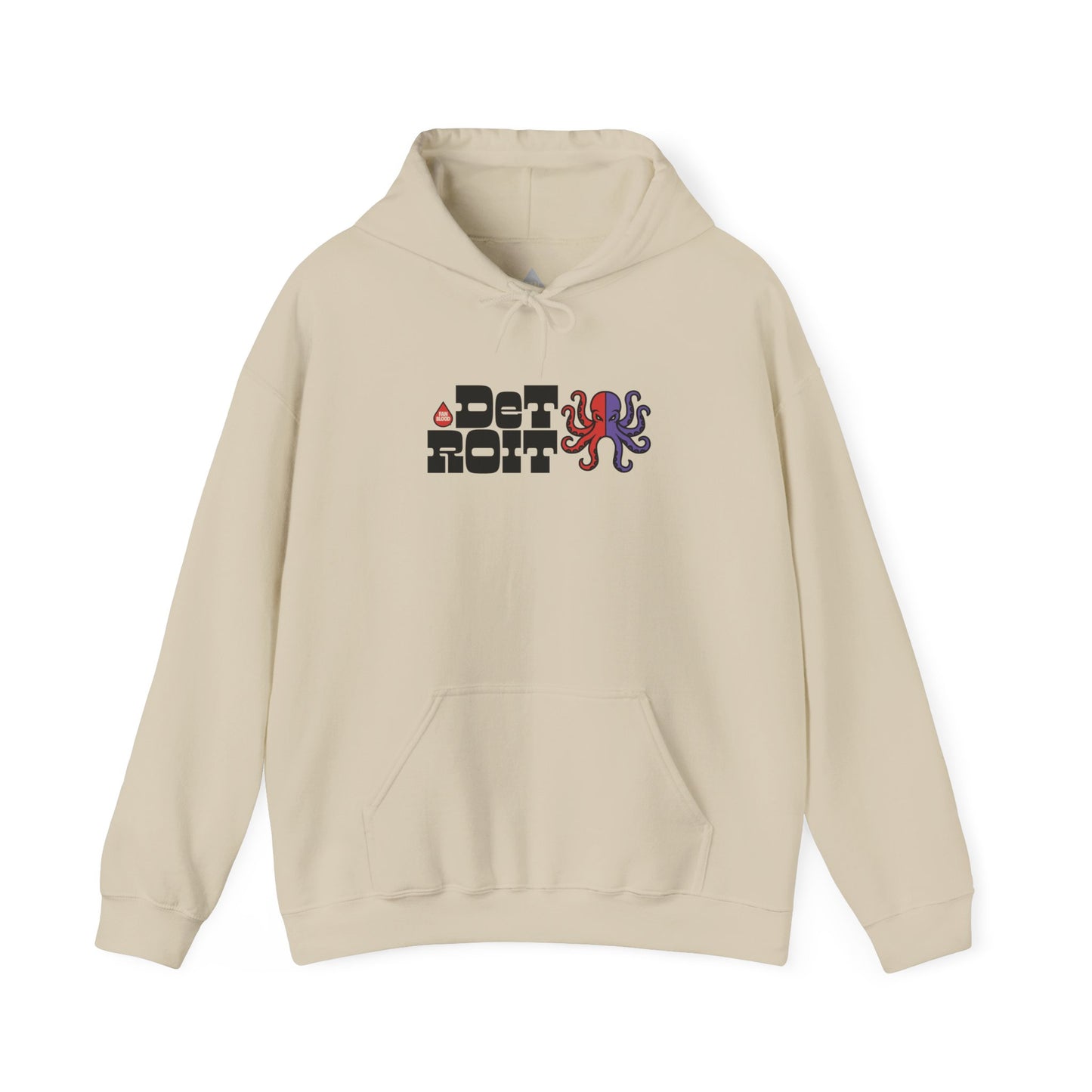 Retro Detroit Hockey Hoodie
