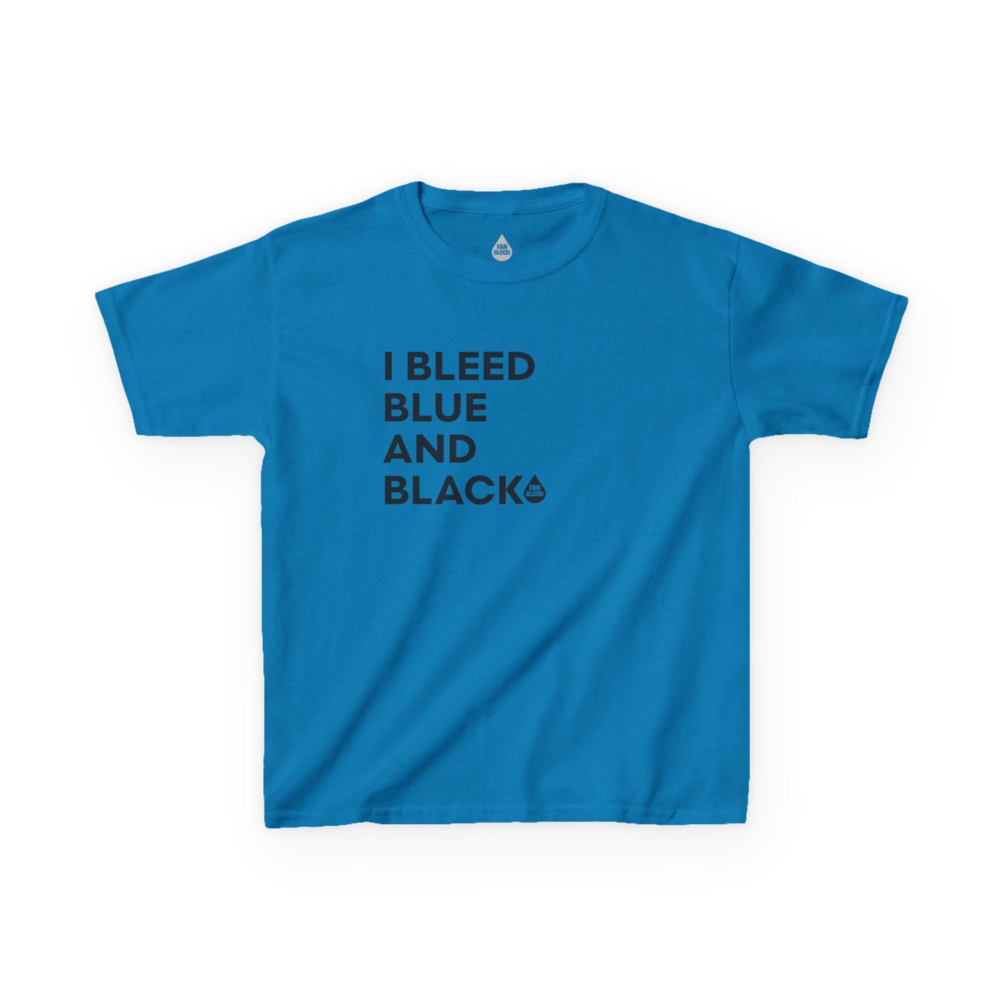 I Bleed Blue & Black Kid's T