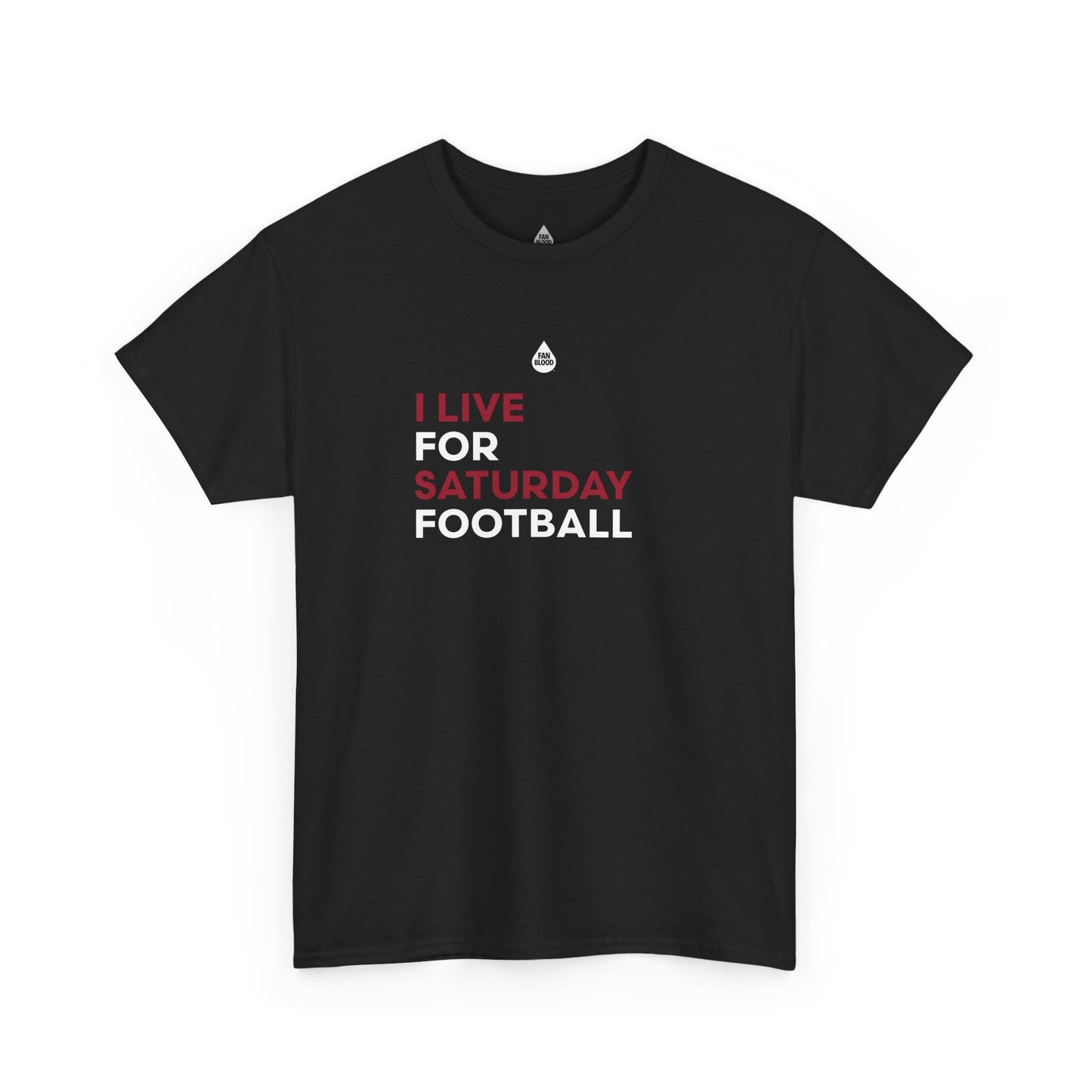 Cardinal & White Saturday Football T-Shirt