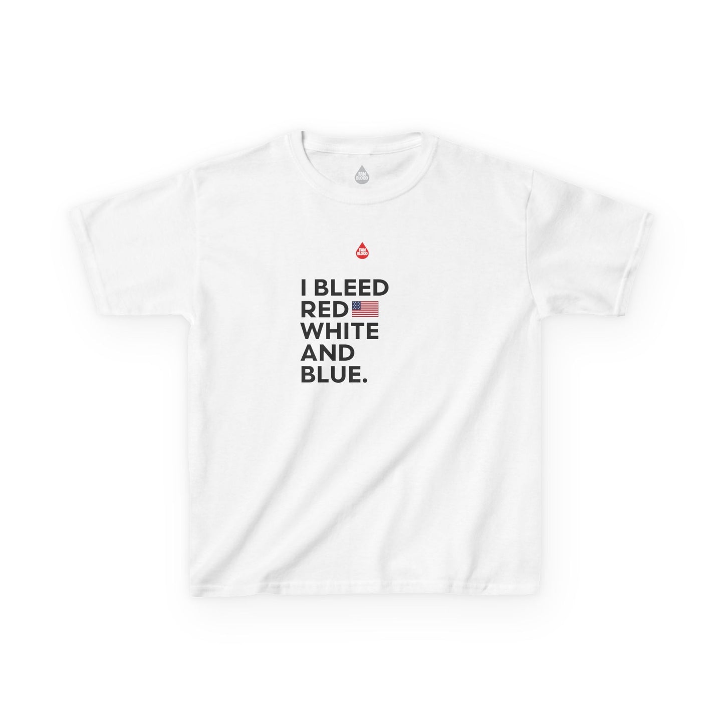 I Bleed Red, White And Blue Kid's T