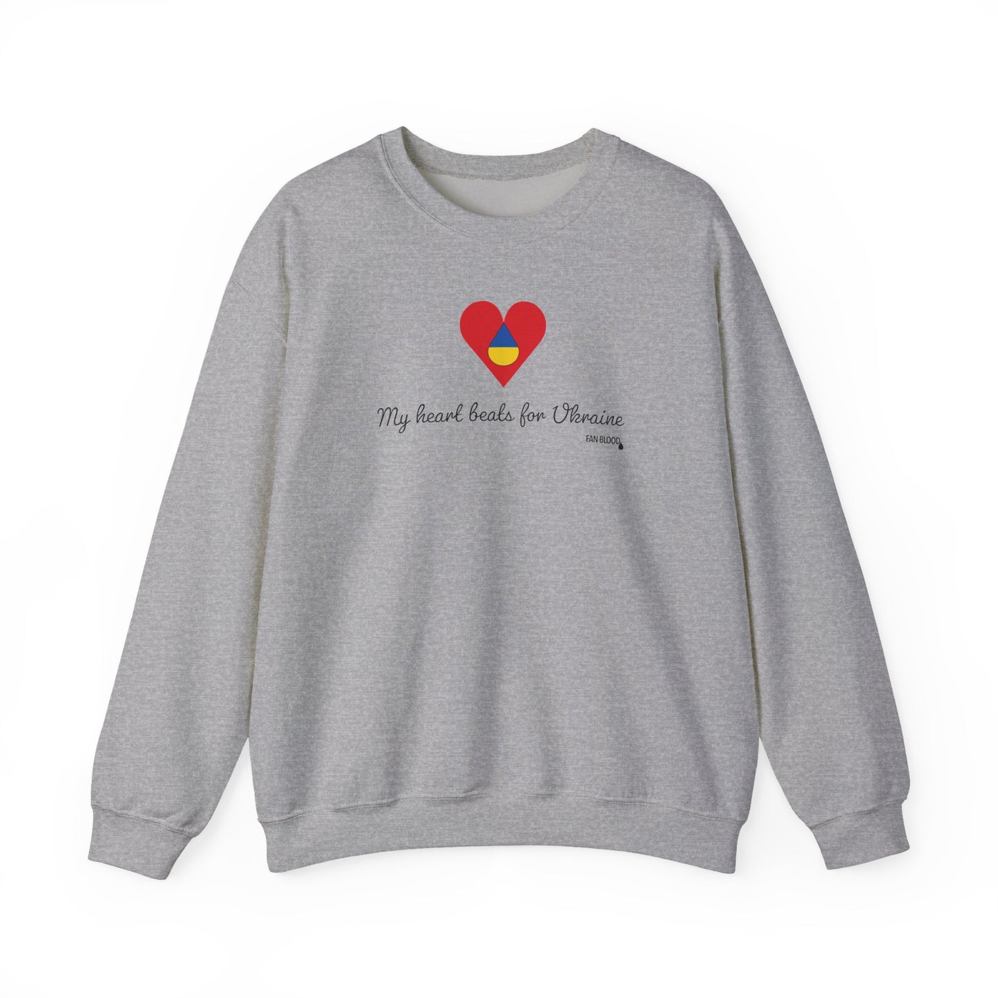 Ukraine Heart Beats Sweatshirt