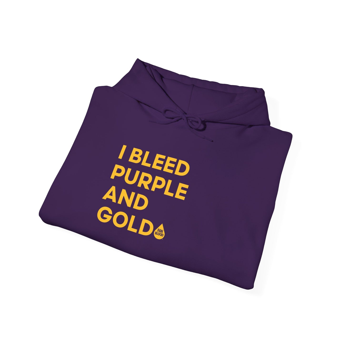 I Bleed Purple & Gold Hoodie