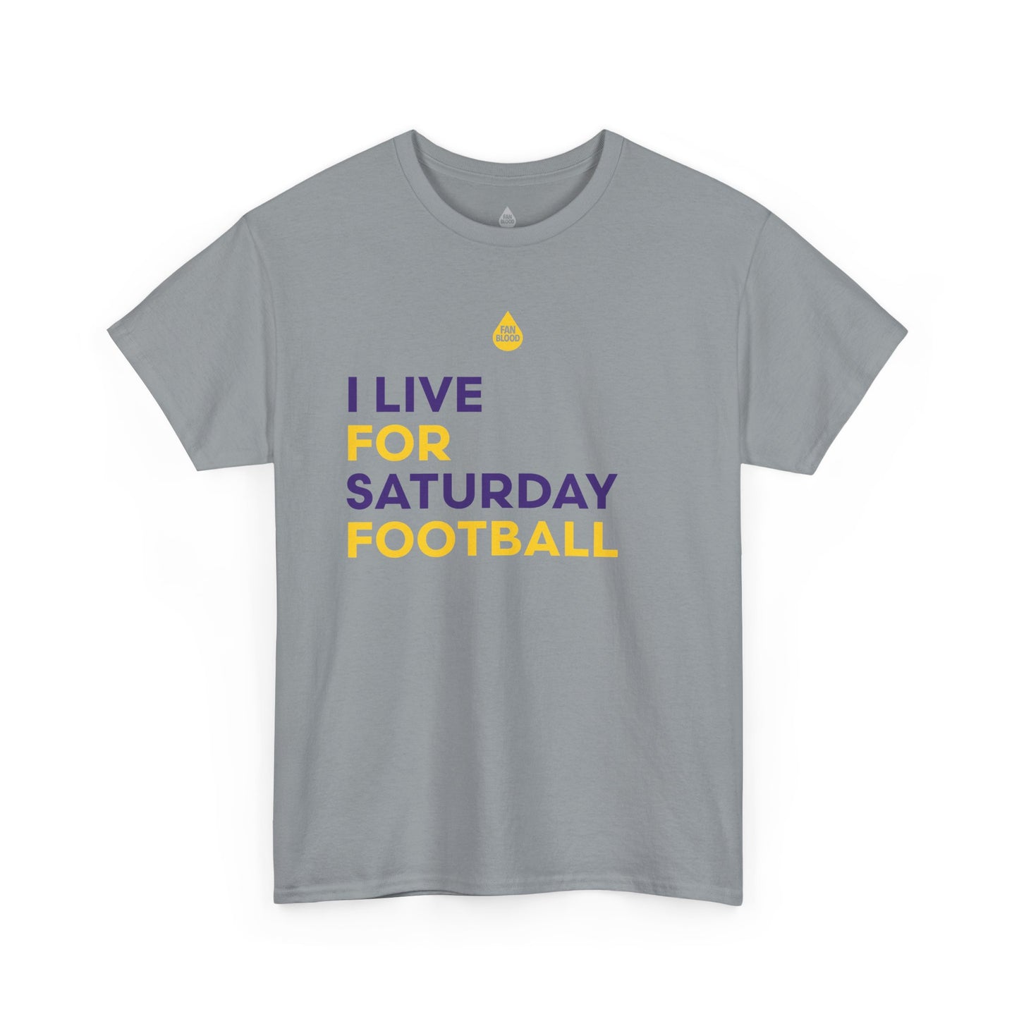 Purple & Gold Saturday Football T-Shirt