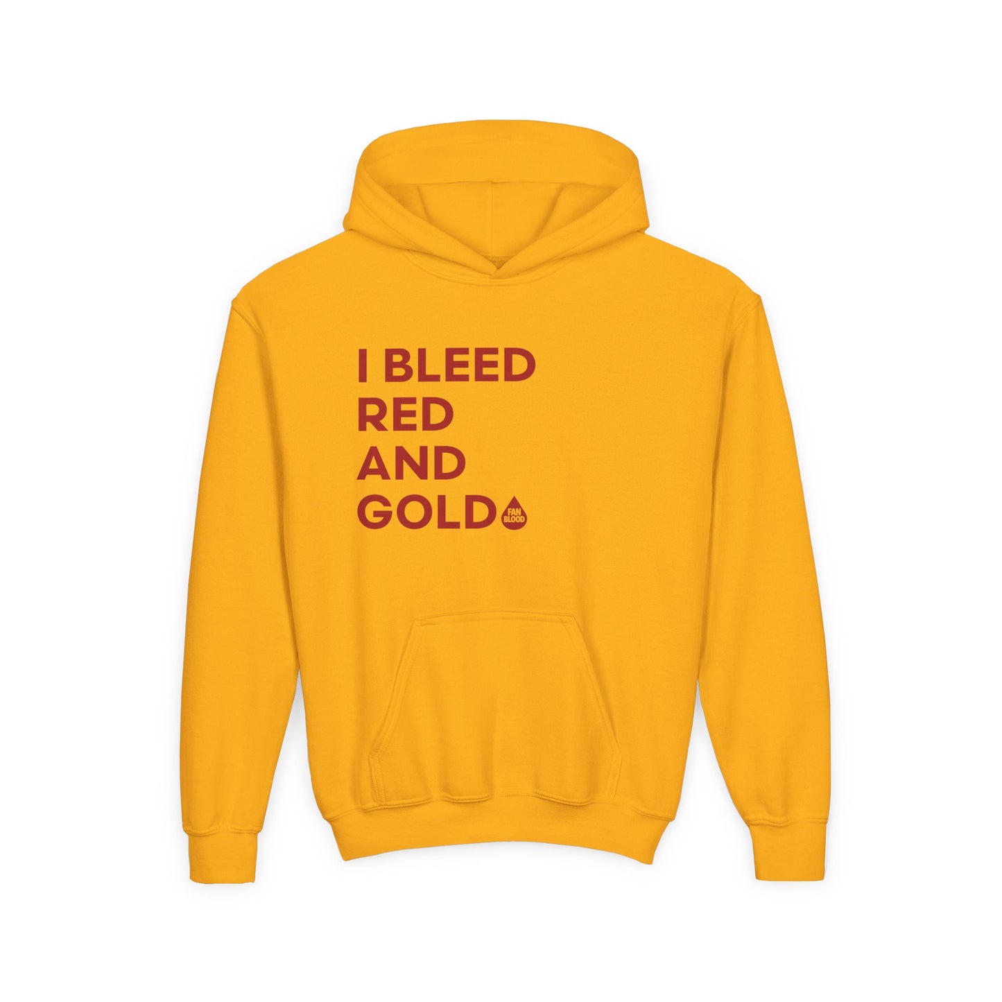I Bleed Red & Gold Kid's Hoodie